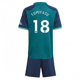 Arsenal Takehiro Tomiyasu #18 3rd Trikot 2023-24 Kurzarm (+ kurze hosen)